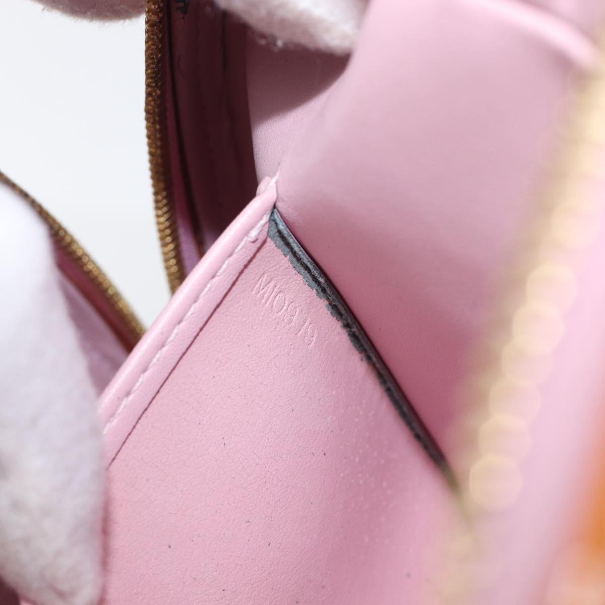 LOUIS VUITTON Monogram Vernis Marley Backpack Pink Rose M91039 LV Auth 200142