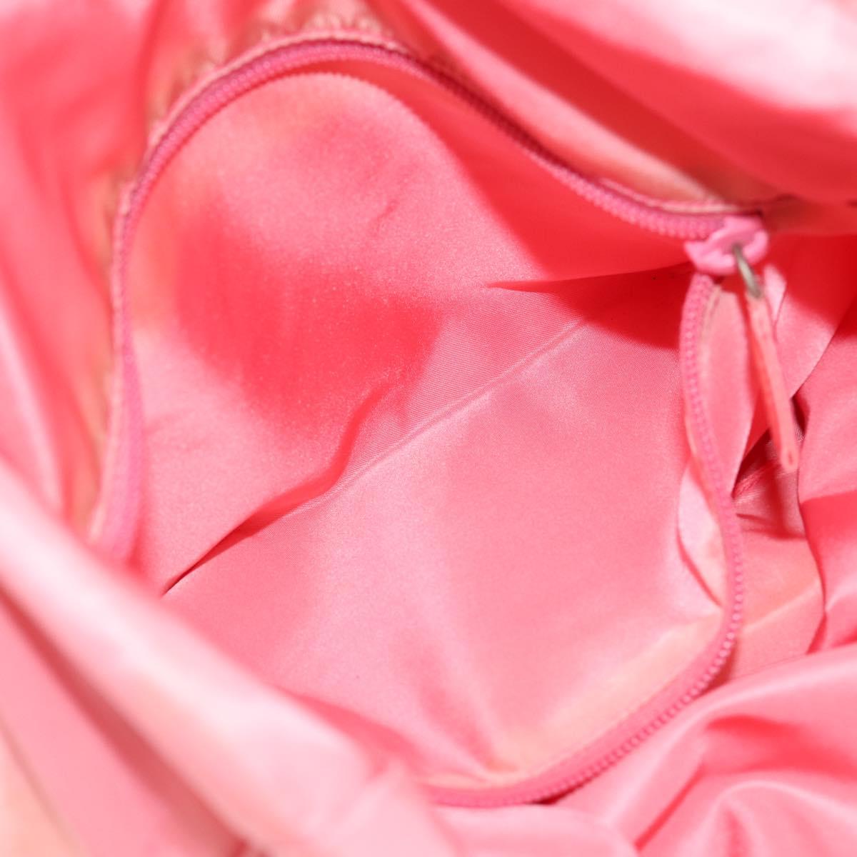 PRADA Tote Bag Nylon Pink Auth 200144