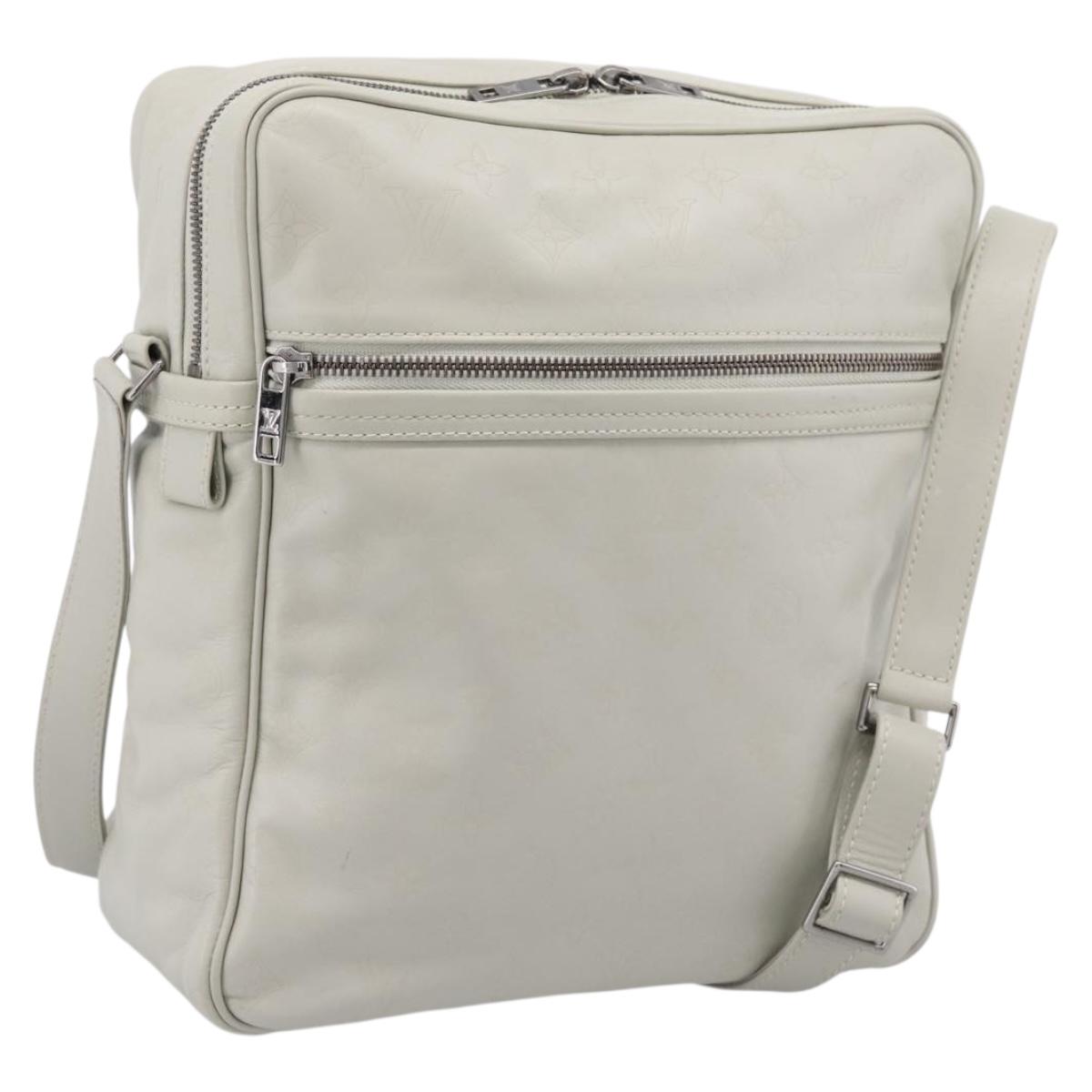 LOUIS VUITTON Monogram Diffir Clarkson Shoulder Bag White M92358 LV Auth 200148V