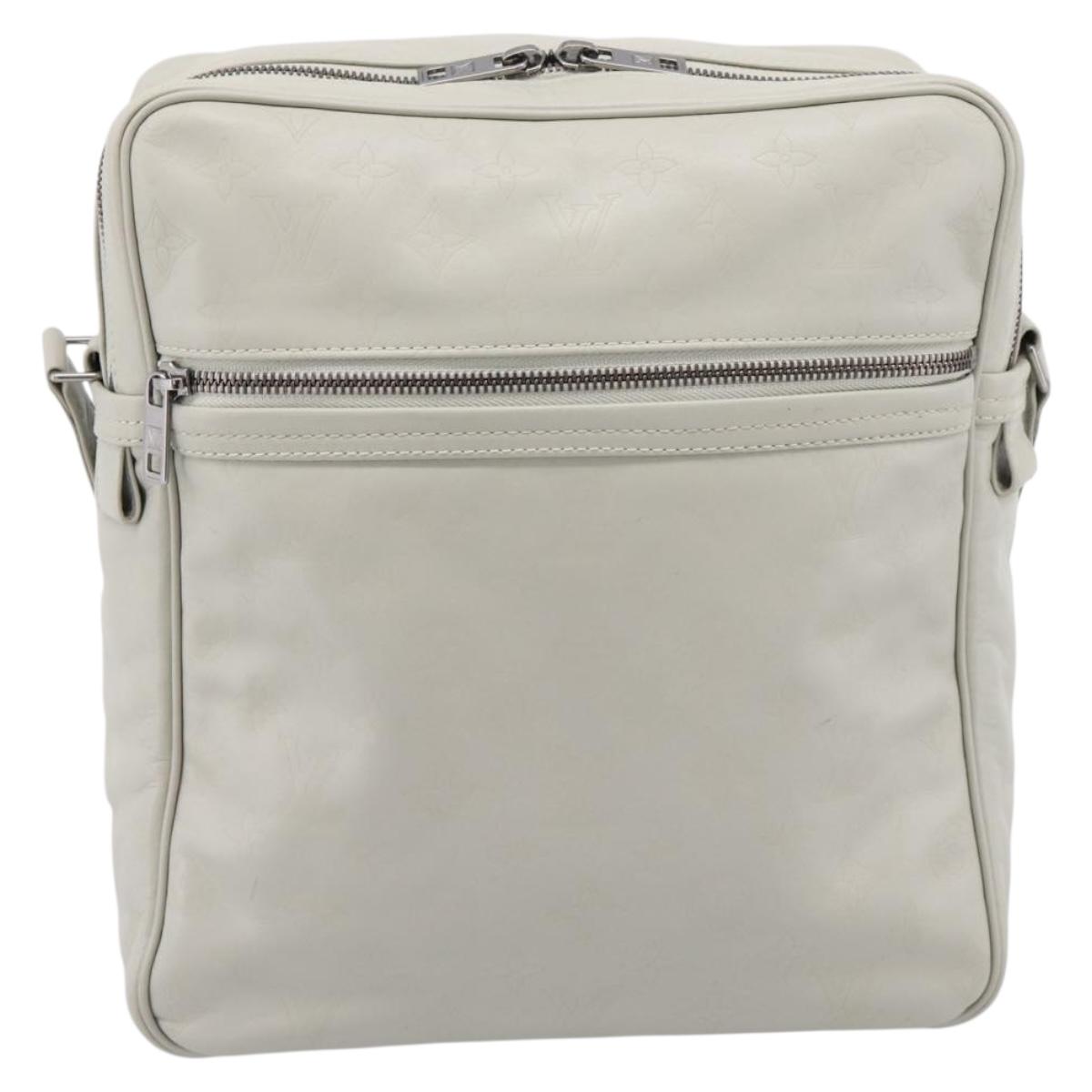 LOUIS VUITTON Monogram Diffir Clarkson Shoulder Bag White M92358 LV Auth 200148V
