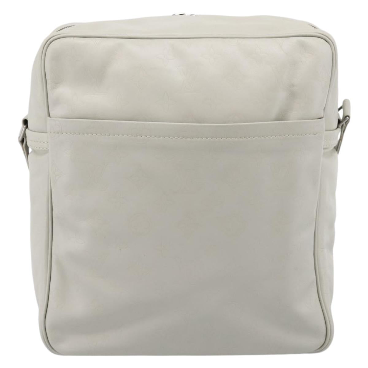 LOUIS VUITTON Monogram Diffir Clarkson Shoulder Bag White M92358 LV Auth 200148V