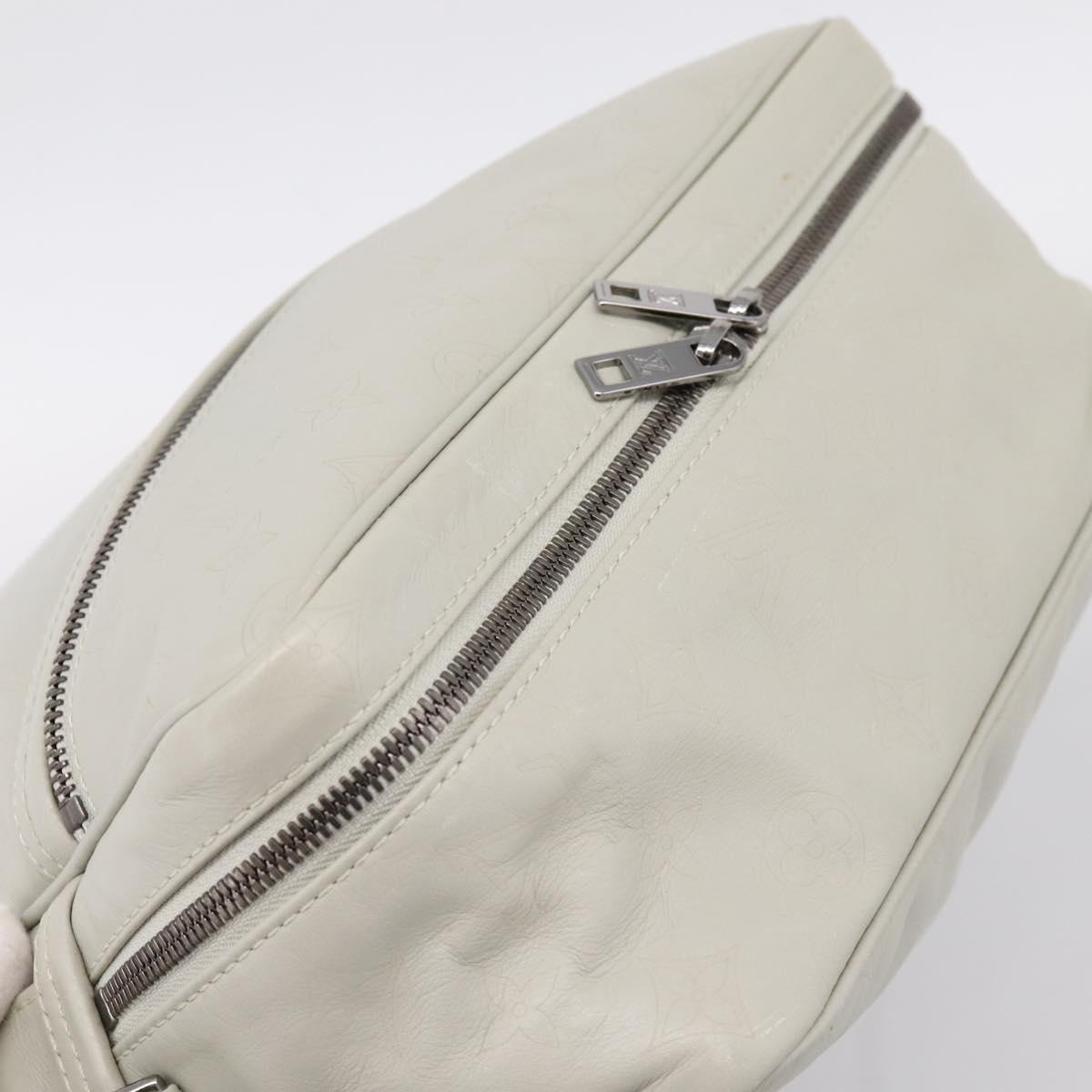 LOUIS VUITTON Monogram Diffir Clarkson Shoulder Bag White M92358 LV Auth 200148V