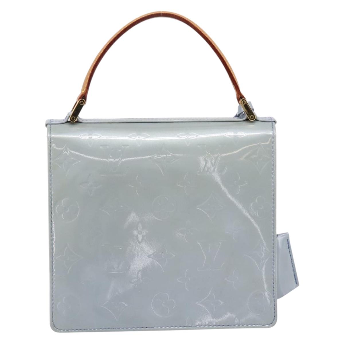 LOUIS VUITTON Monogram Vernis Spring Street Hand Bag Lavande M91216 Auth 200156V