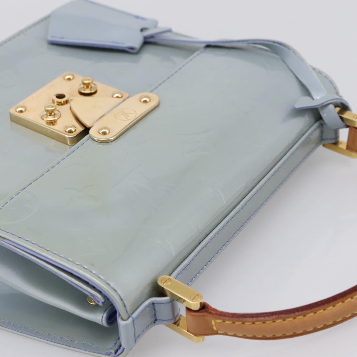 LOUIS VUITTON Monogram Vernis Spring Street Hand Bag Lavande M91216 Auth 200156V