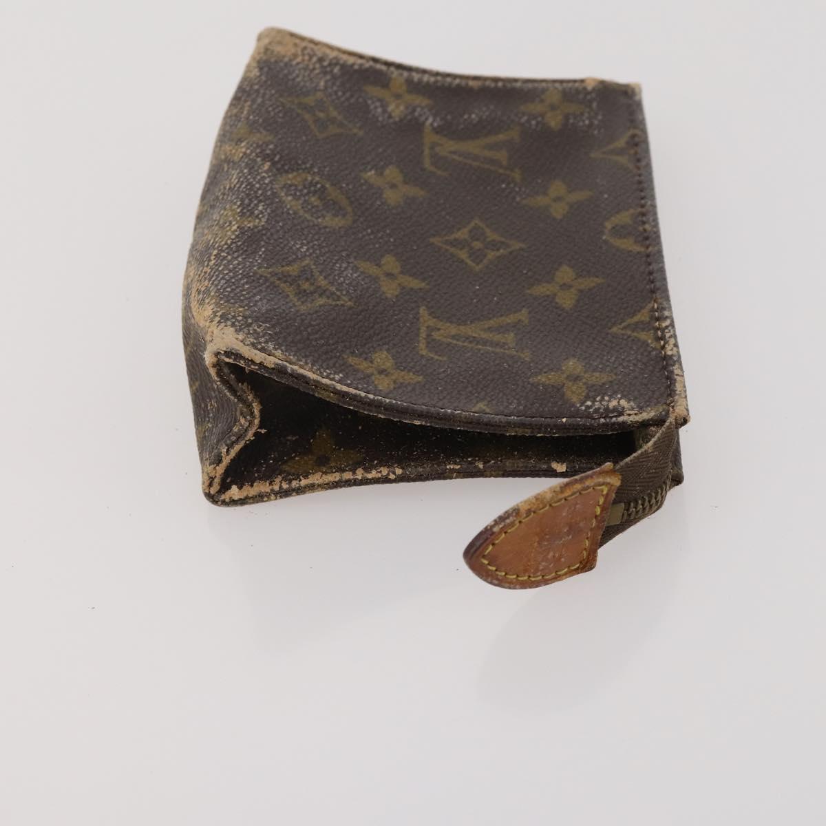 LOUIS VUITTON Monogram Pouch 2 Set LV Auth 200163