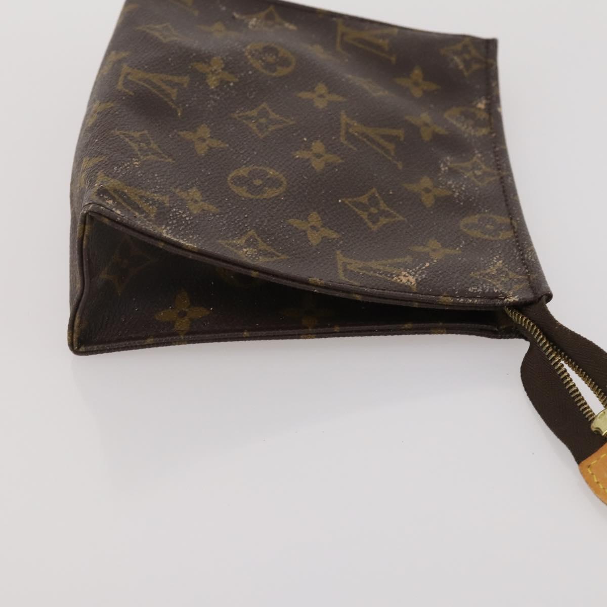 LOUIS VUITTON Monogram Pouch 2 Set LV Auth 200163