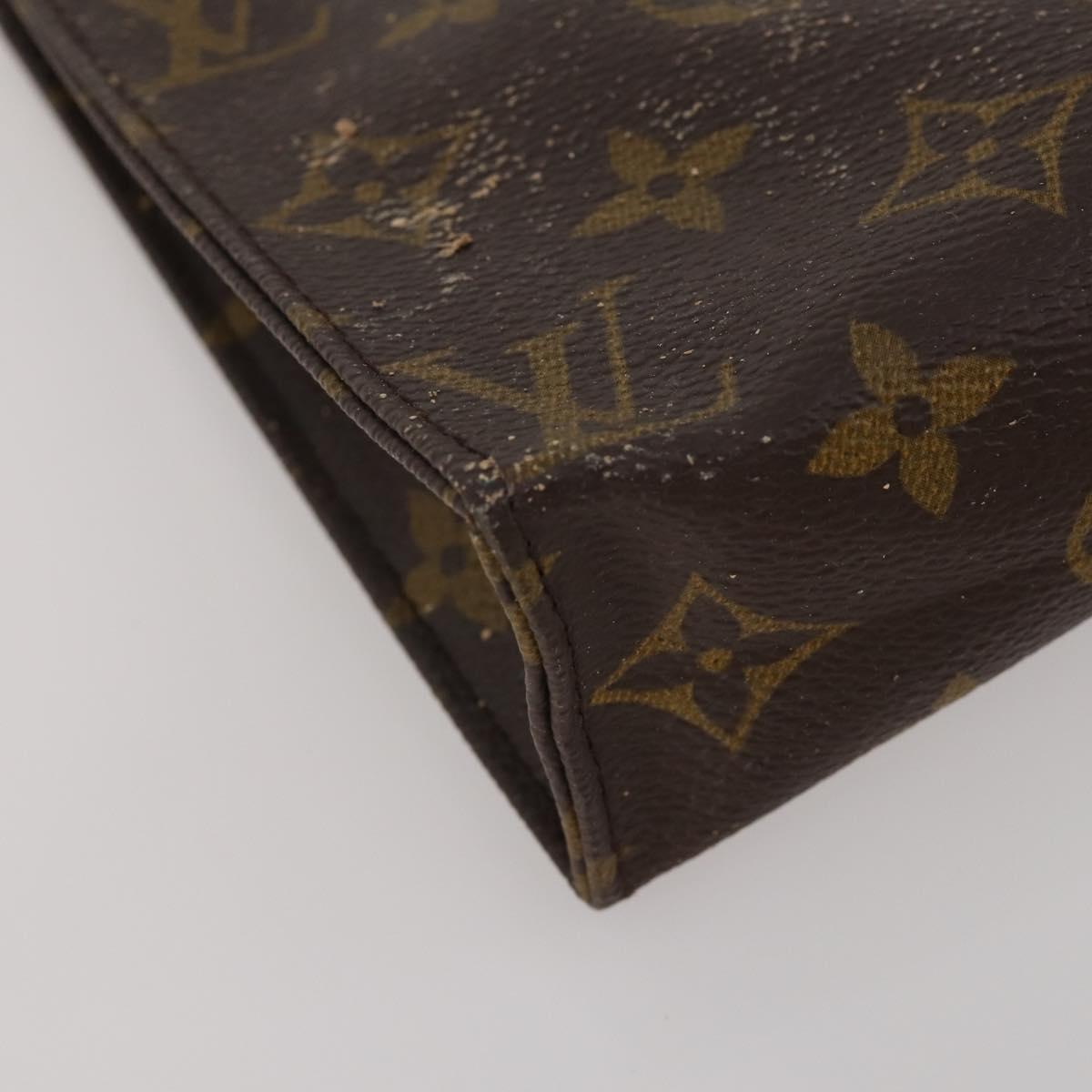 LOUIS VUITTON Monogram Pouch 2 Set LV Auth 200163