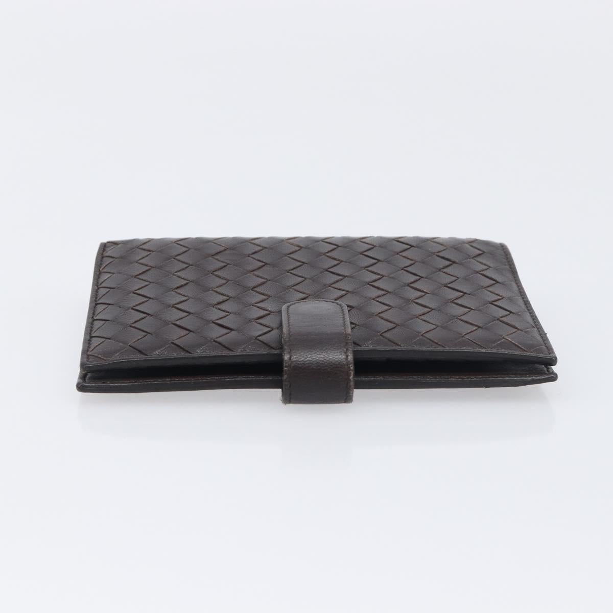BOTTEGA VENETA INTRECCIATO Day Planner Cover Leather Brown 200901 Auth 200164A