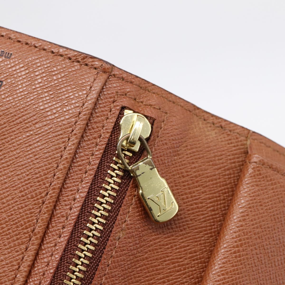 LOUIS VUITTON Monogram Continental Clutch Long Wallet T61217 LV Auth 200170