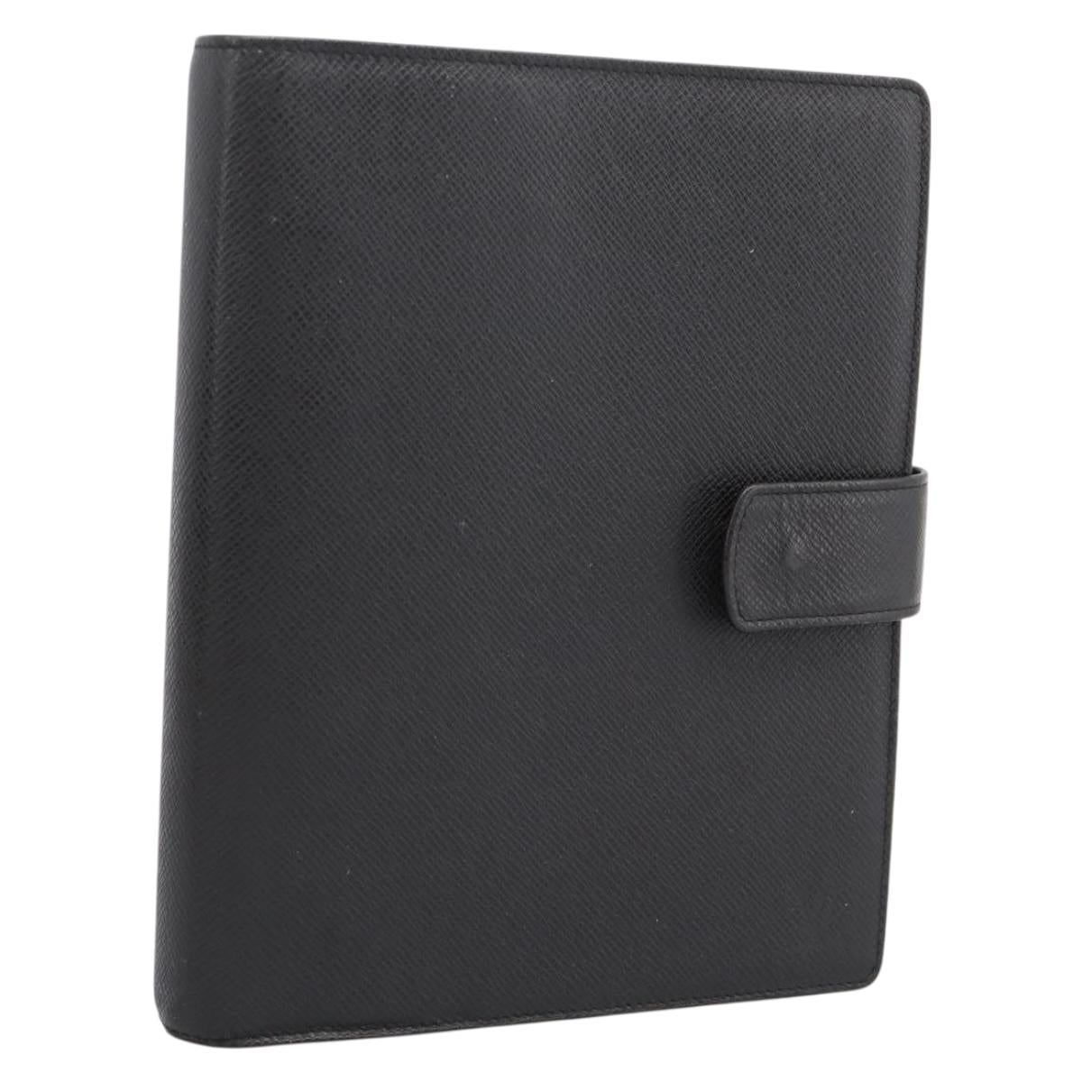 LOUIS VUITTON Taiga Agenda GM Day Planner Cover Ardoise R20232 LV Auth 200171