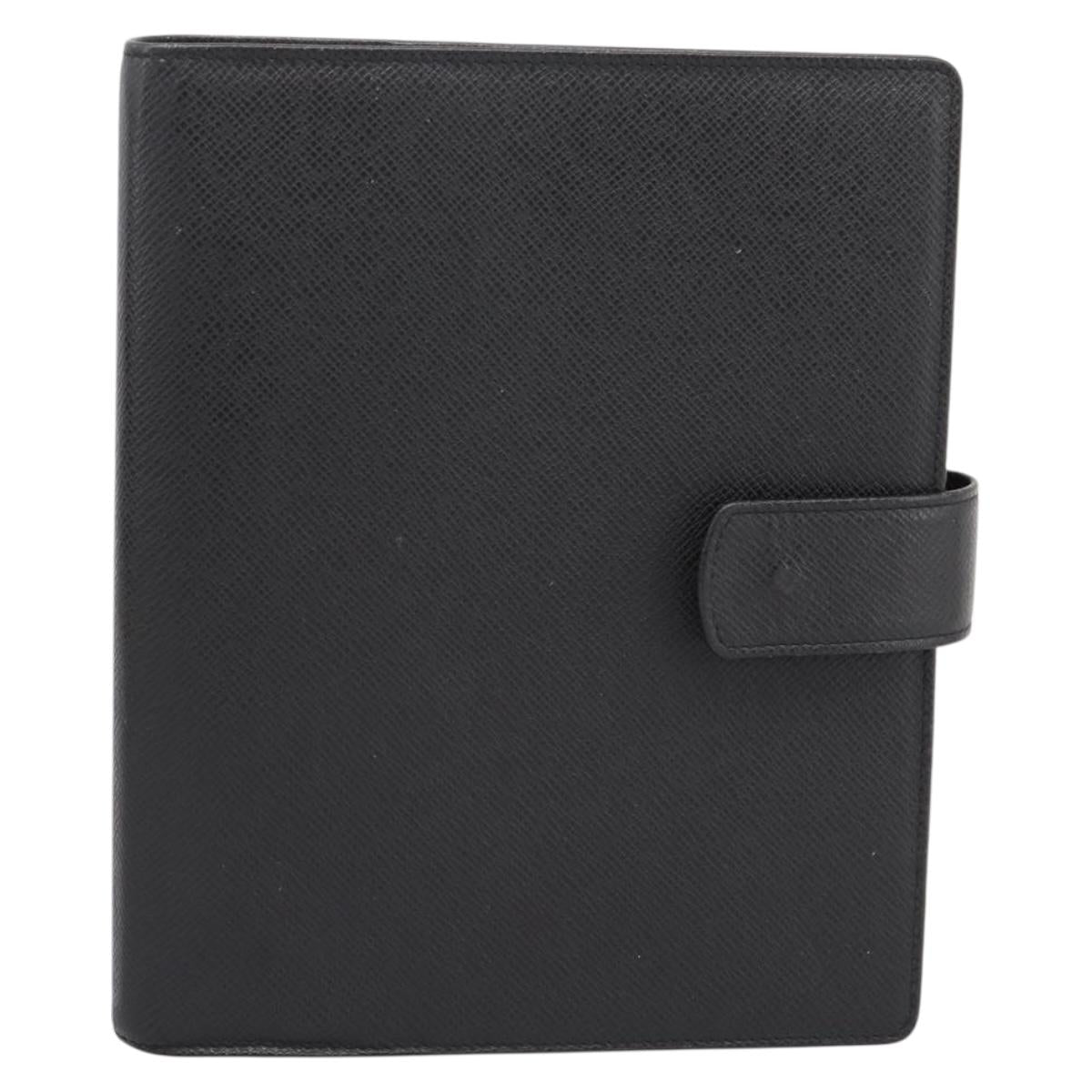 LOUIS VUITTON Taiga Agenda GM Day Planner Cover Ardoise R20232 LV Auth 200171