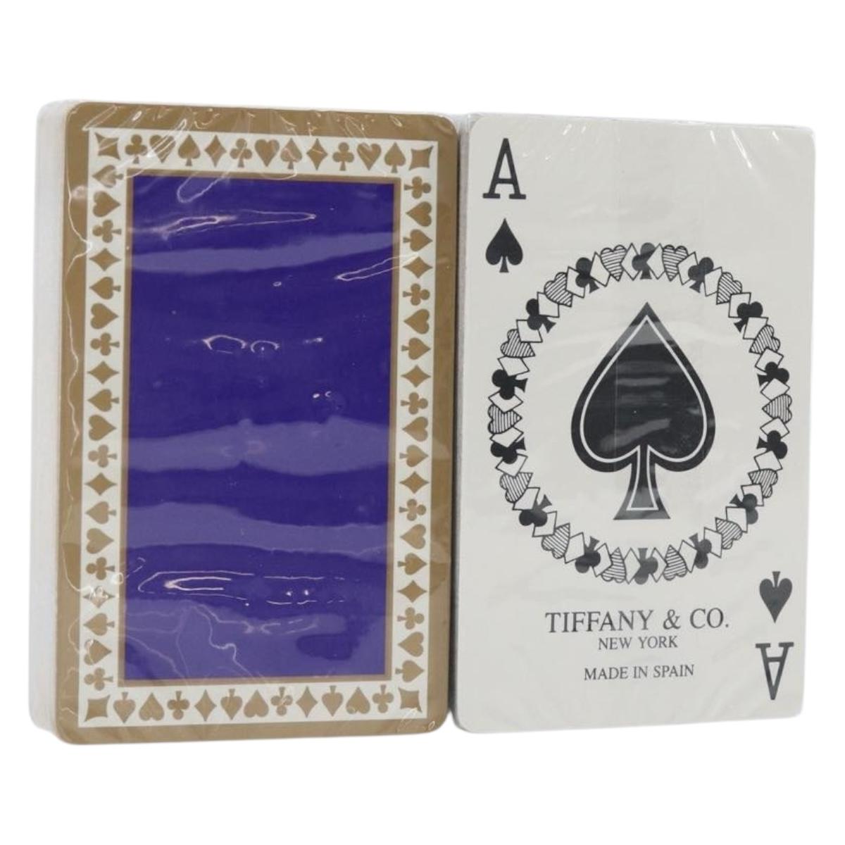TIFFANY&Co. Playing Cards Paper Red Blue Auth 200172