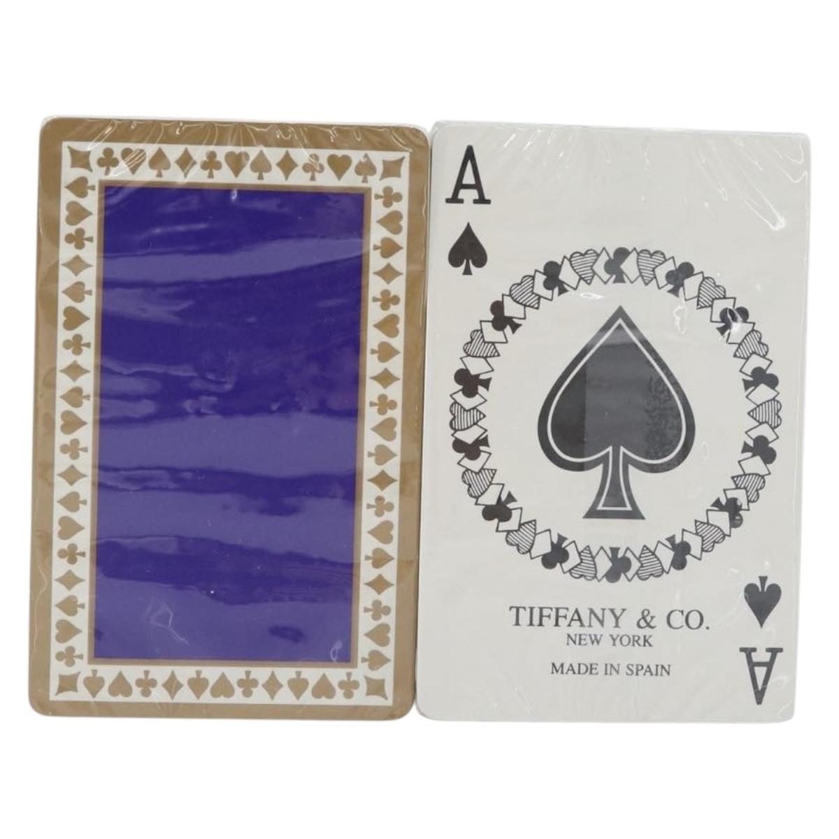 TIFFANY&Co. Playing Cards Paper Red Blue Auth 200172