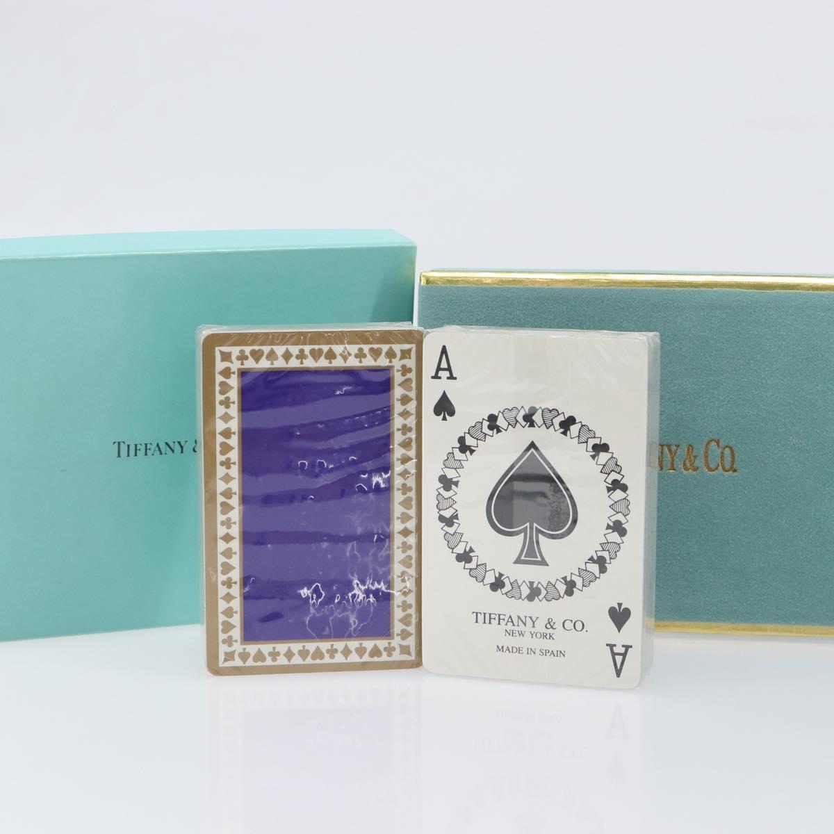 TIFFANY&Co. Playing Cards Paper Red Blue Auth 200172