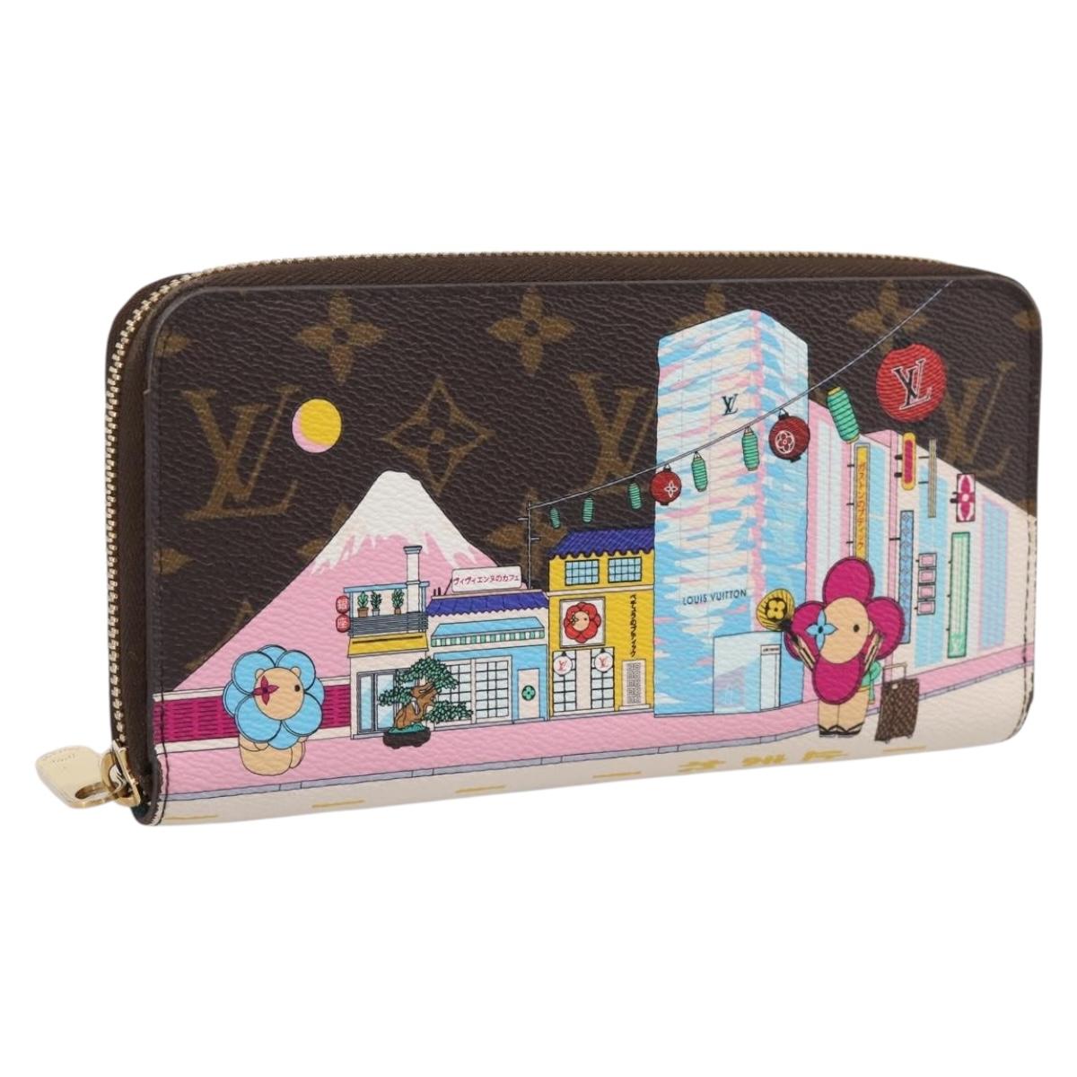 LOUIS VUITTON Monogram Vivienne Zippy Wallet Long Wallet M81630 LV Auth 200173V