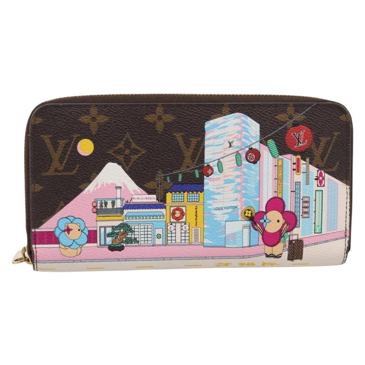 LOUIS VUITTON Monogram Vivienne Zippy Wallet Long Wallet M81630 LV Auth 200173V