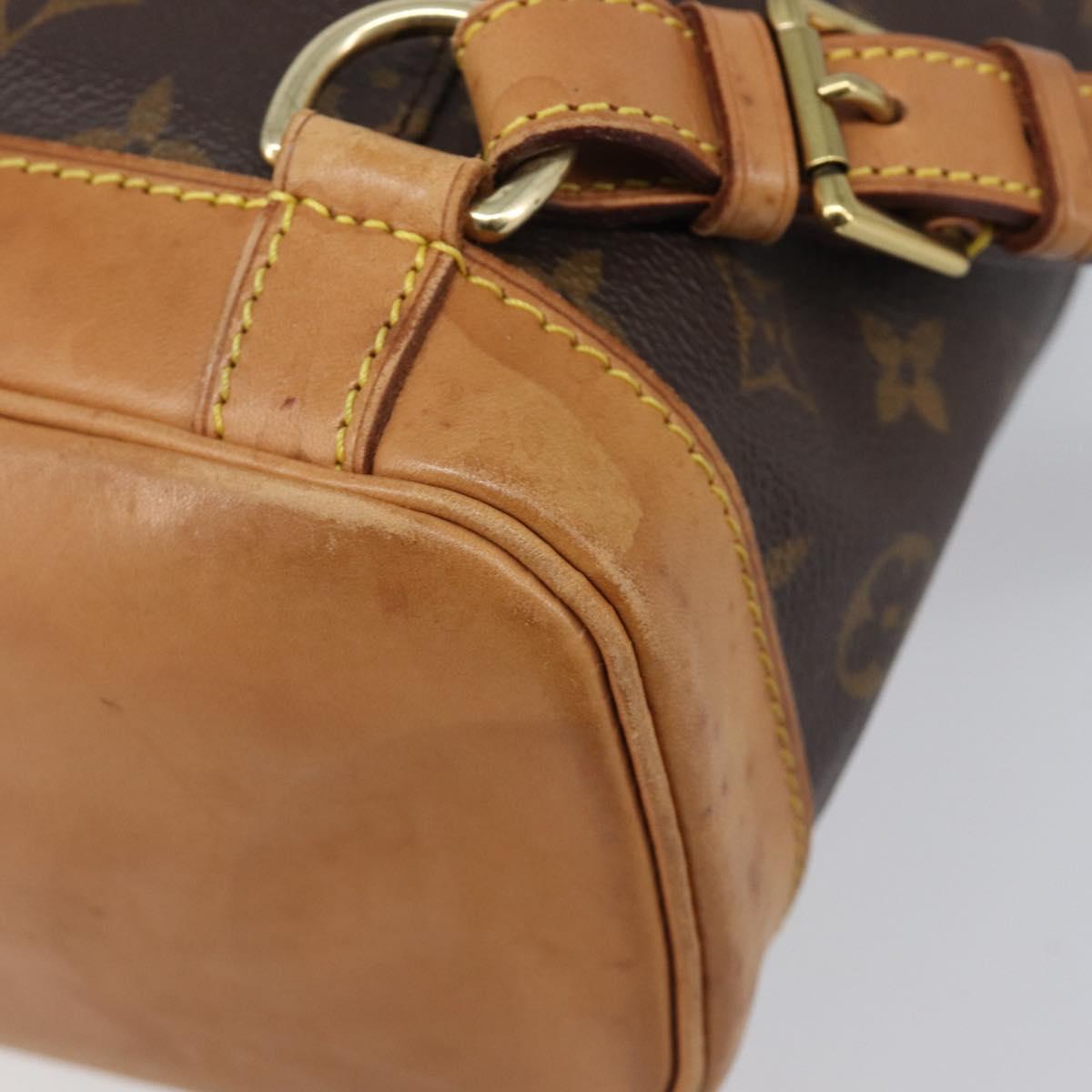 LOUIS VUITTON Monogram Montsouris MM Backpack M51136 LV Auth 200186