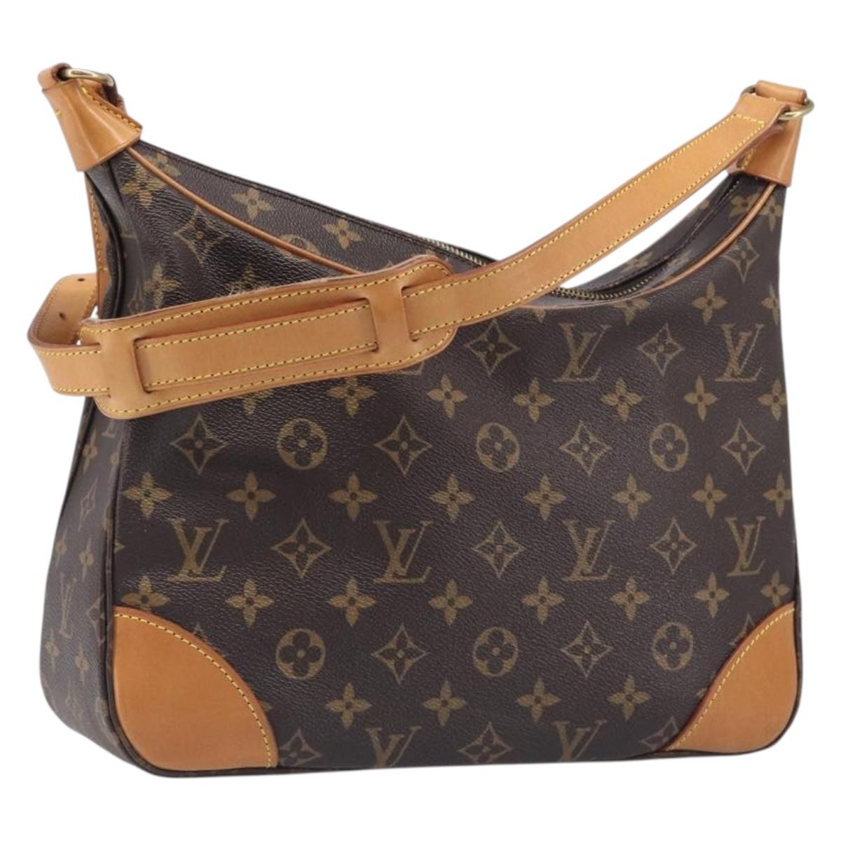 LOUIS VUITTON Monogram Boulogne 30 Shoulder Bag M51265 LV Auth 200189