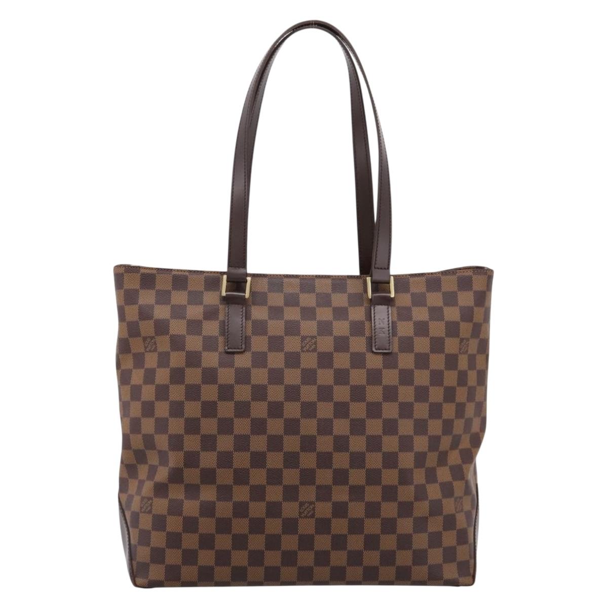 LOUIS VUITTON Damier Ebene Cabas Mezzo Tote Bag SPO LV Auth 200190V