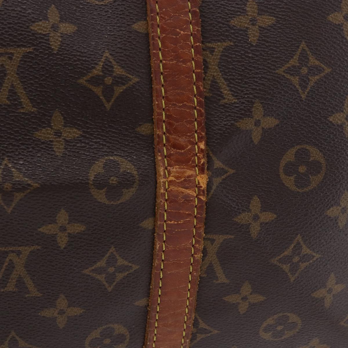 LOUIS VUITTON Monogram Sac Souple 35 Boston Bag M41626 LV Auth 200191