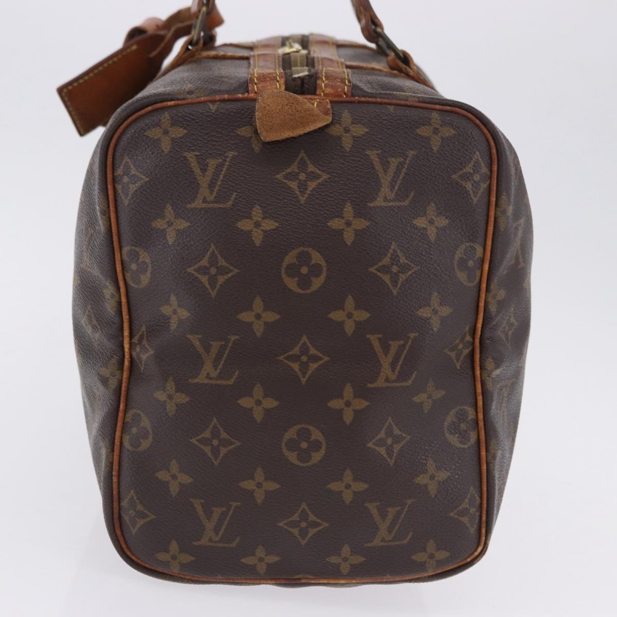 LOUIS VUITTON Monogram Sac Souple 35 Boston Bag M41626 LV Auth 200191
