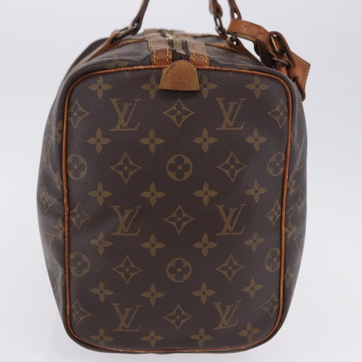 LOUIS VUITTON Monogram Sac Souple 35 Boston Bag M41626 LV Auth 200191