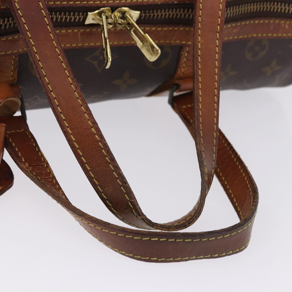 LOUIS VUITTON Monogram Sac Souple 35 Boston Bag M41626 LV Auth 200191