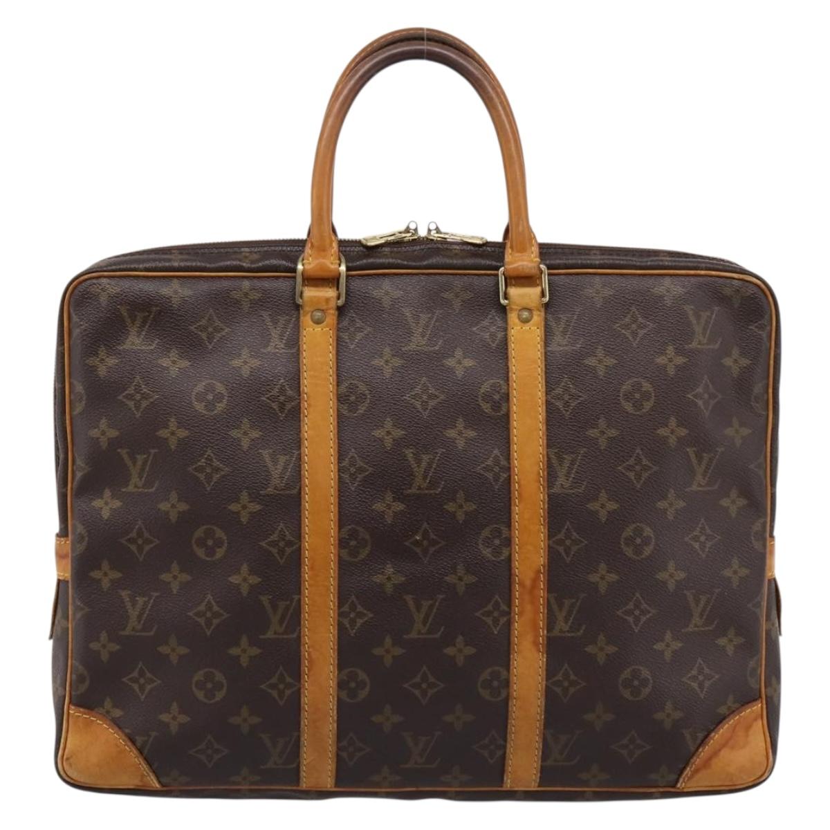 LOUIS VUITTON Monogram Porte Documents Voyage Business Bag M53361 LV Auth 200192