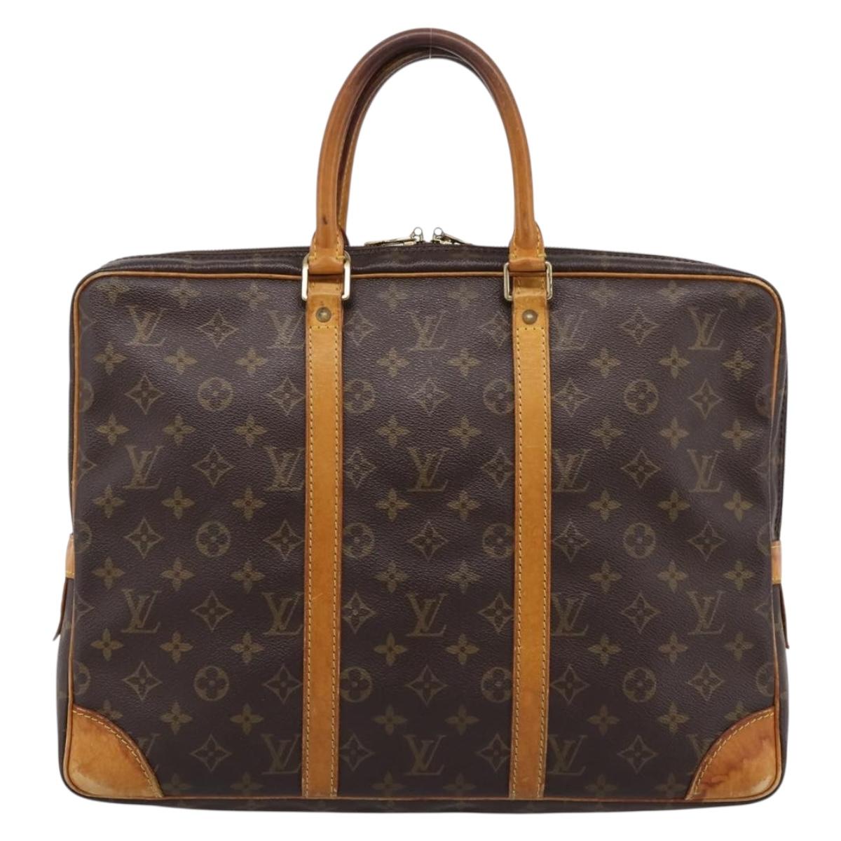 LOUIS VUITTON Monogram Porte Documents Voyage Business Bag M53361 LV Auth 200192