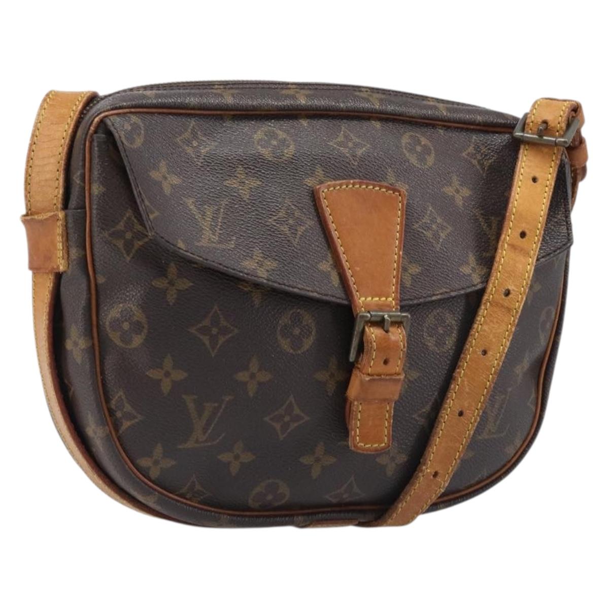 LOUIS VUITTON Monogram Jeune Fille MM Shoulder Bag M51226 LV Auth 200194