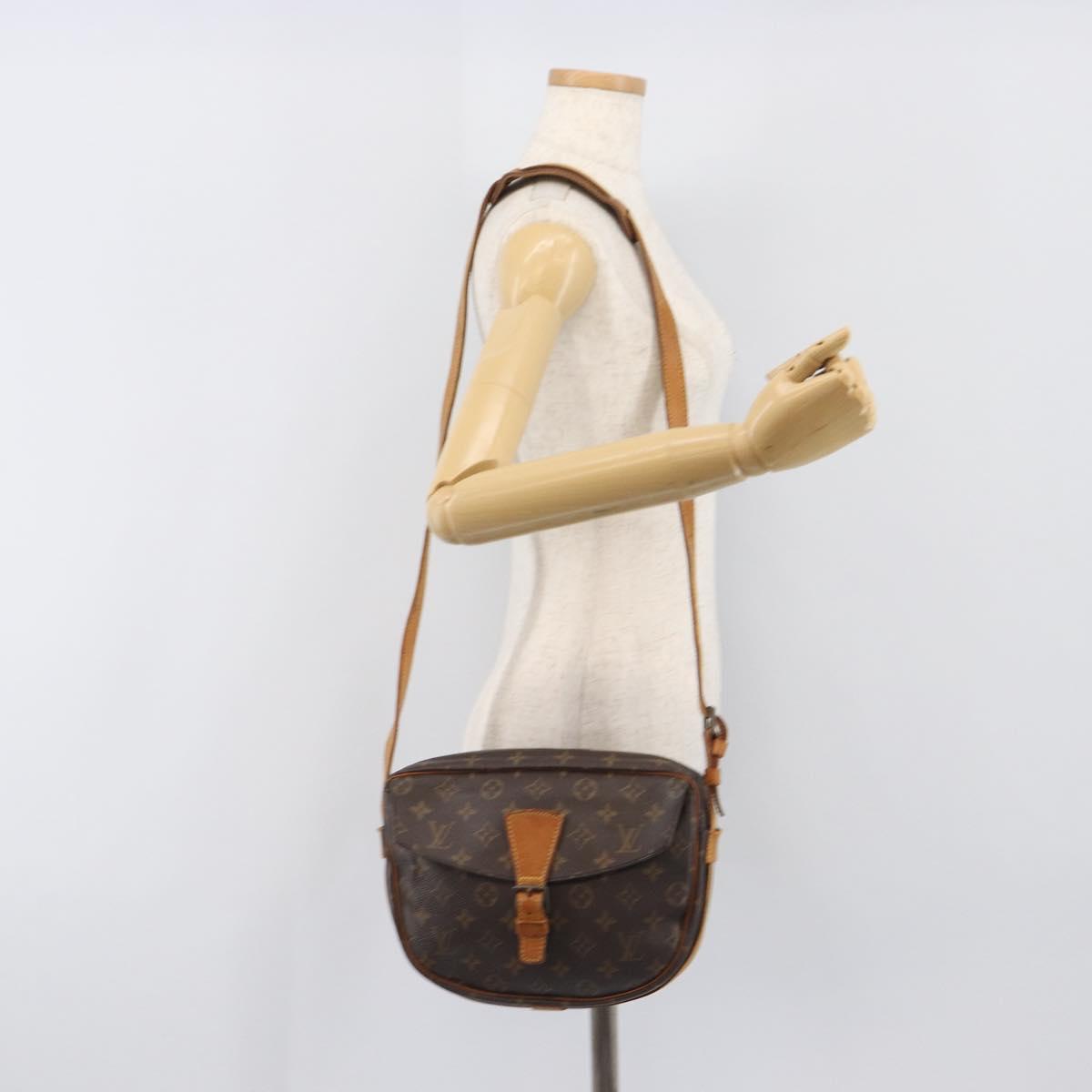 LOUIS VUITTON Monogram Jeune Fille MM Shoulder Bag M51226 LV Auth 200194