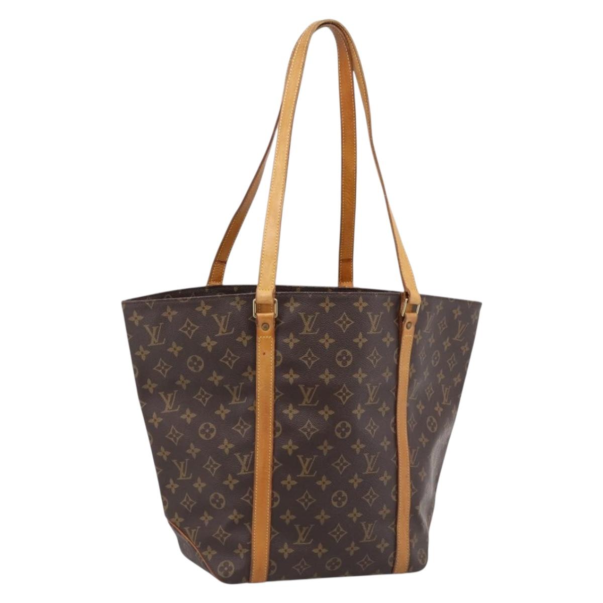 LOUIS VUITTON Monogram Sac Shopping Tote Bag M51108 LV Auth 200195