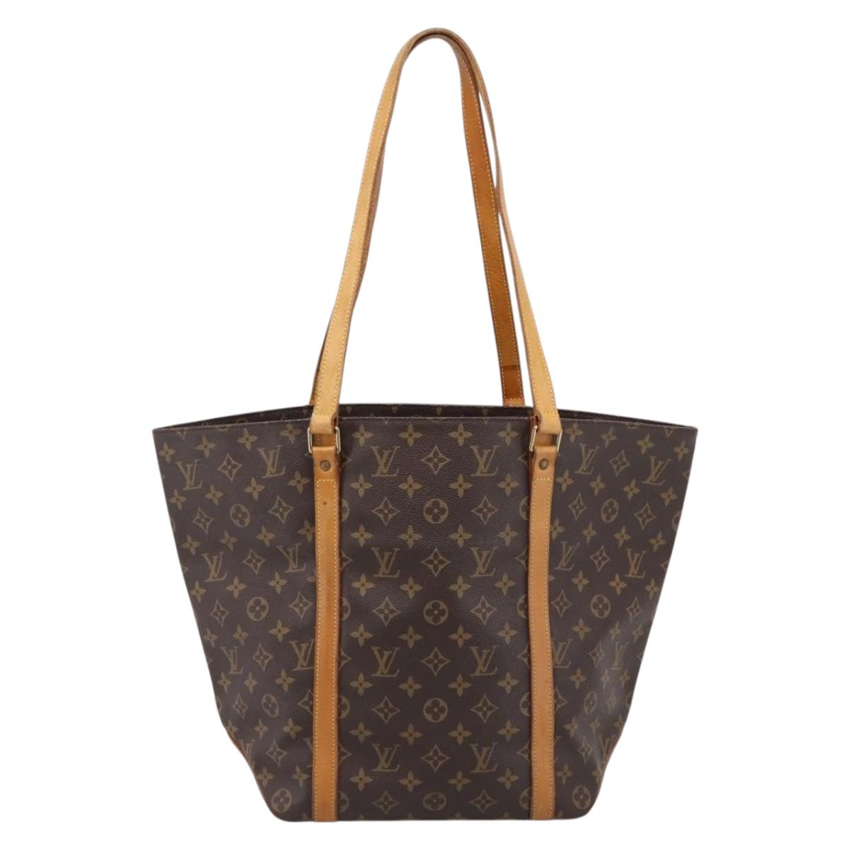 LOUIS VUITTON Monogram Sac Shopping Tote Bag M51108 LV Auth 200195