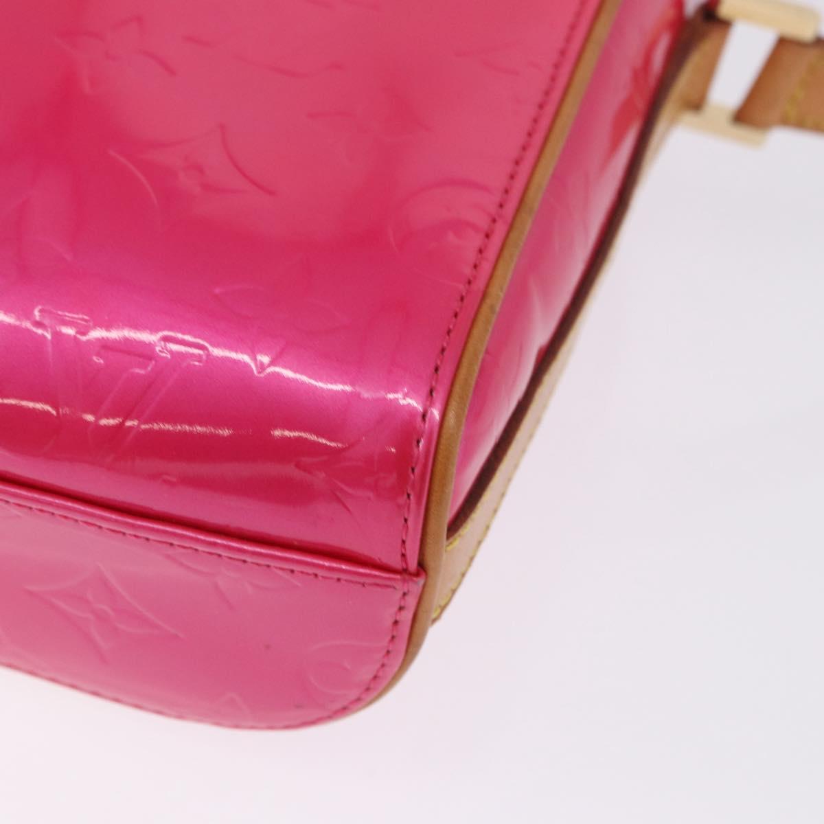 LOUIS VUITTON Monogram Vernis Sullivan Vertical Fuchsia Pink M91259 Auth 200199V