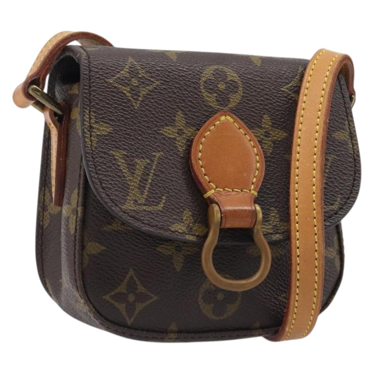 LOUIS VUITTON Bebe Monogram Saint Cloud Shoulder Bag M51245 LV Auth 200200V