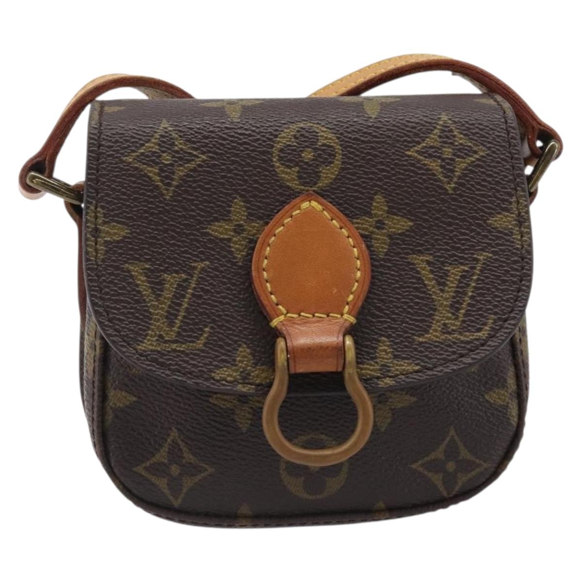 LOUIS VUITTON Bebe Monogram Saint Cloud Shoulder Bag M51245 LV Auth 200200V