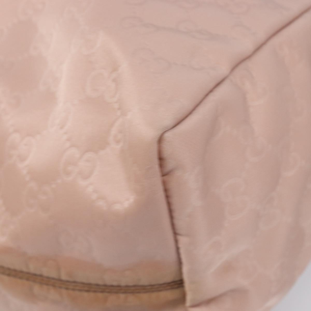 GUCCI GG Canvas Tote Bag Pink Brown 282439 Auth 200205