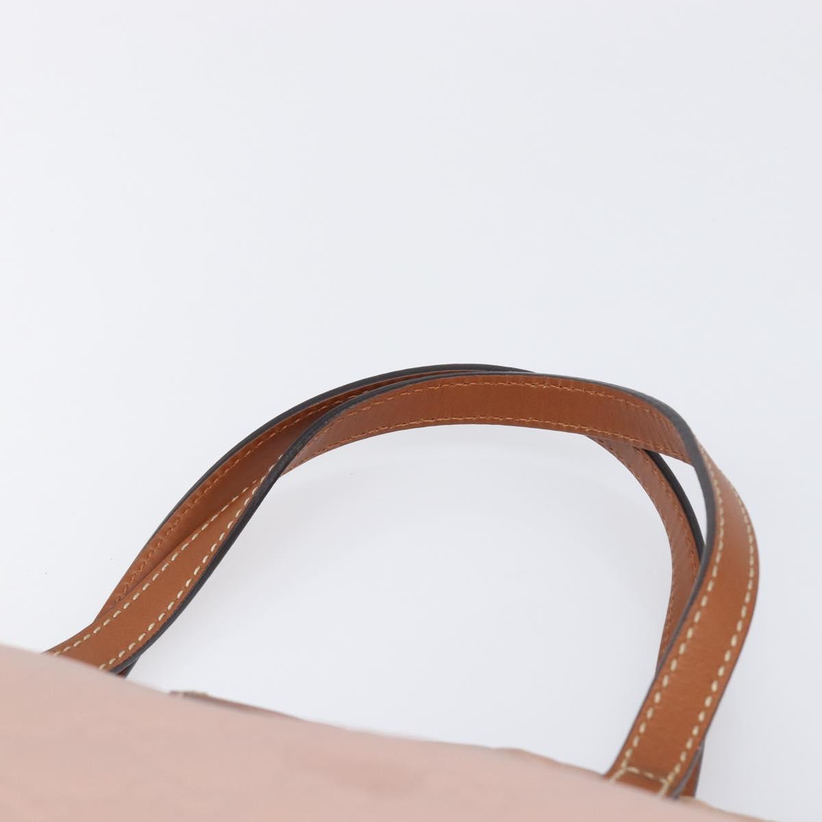 GUCCI GG Canvas Tote Bag Pink Brown 282439 Auth 200205