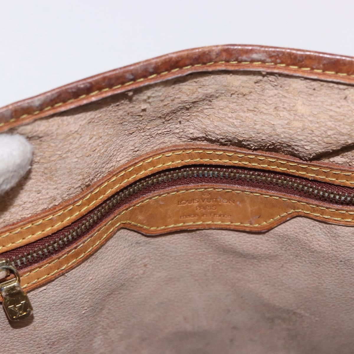 LOUIS VUITTON Monogram Bucket GM Shoulder Bag M42236 LV Auth 200209