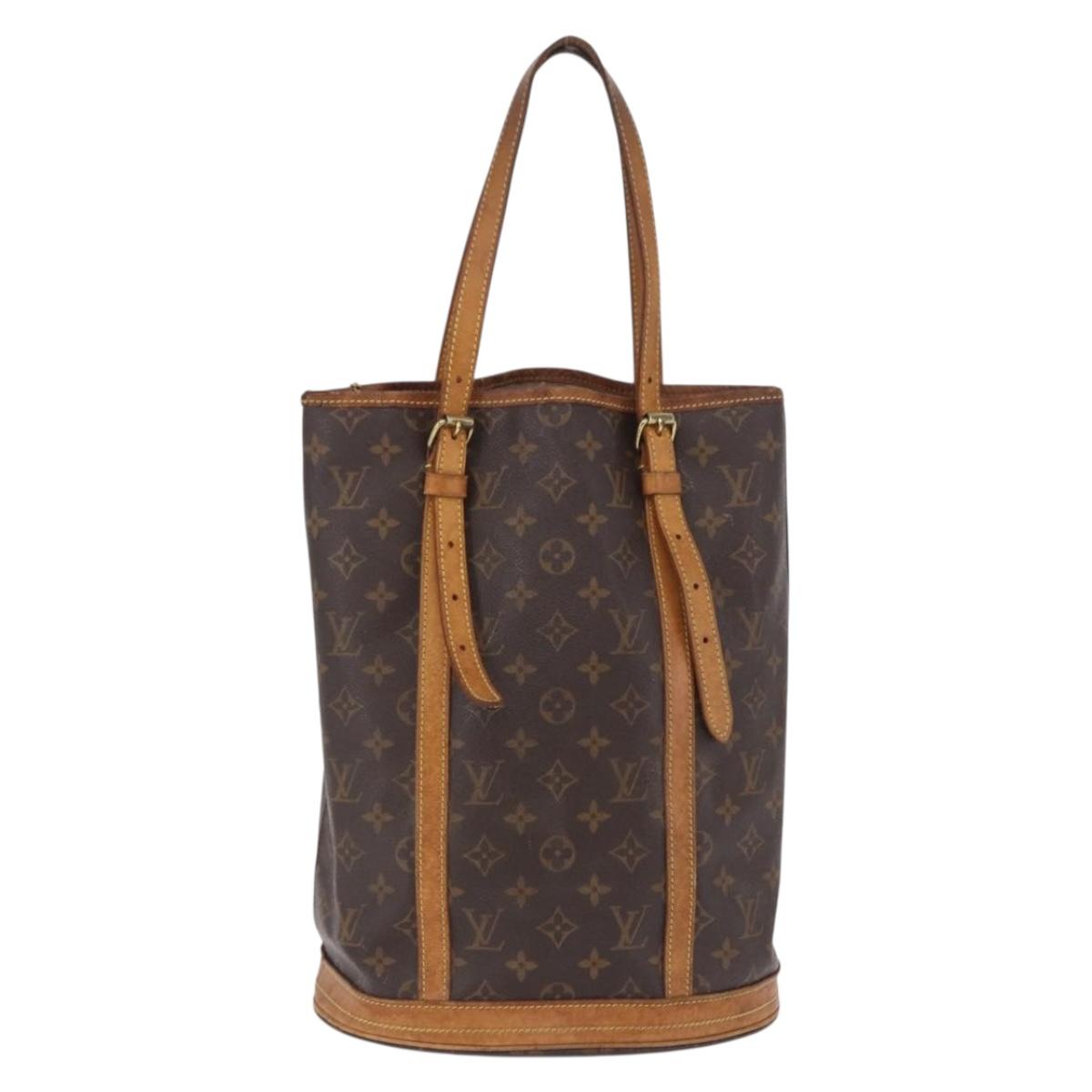 LOUIS VUITTON Monogram Bucket GM Shoulder Bag M42236 LV Auth 200209