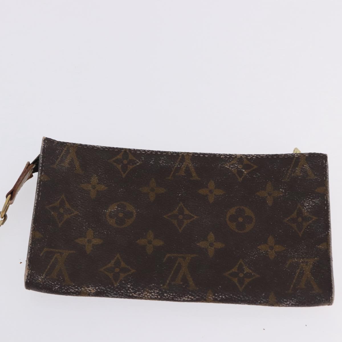 LOUIS VUITTON Monogram Bucket GM Shoulder Bag M42236 LV Auth 200209