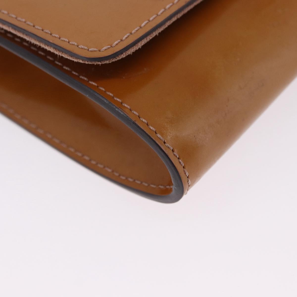 LOUIS VUITTON Vernis Pochette Louise GM Clutch Bag Dunne LV Auth 200232