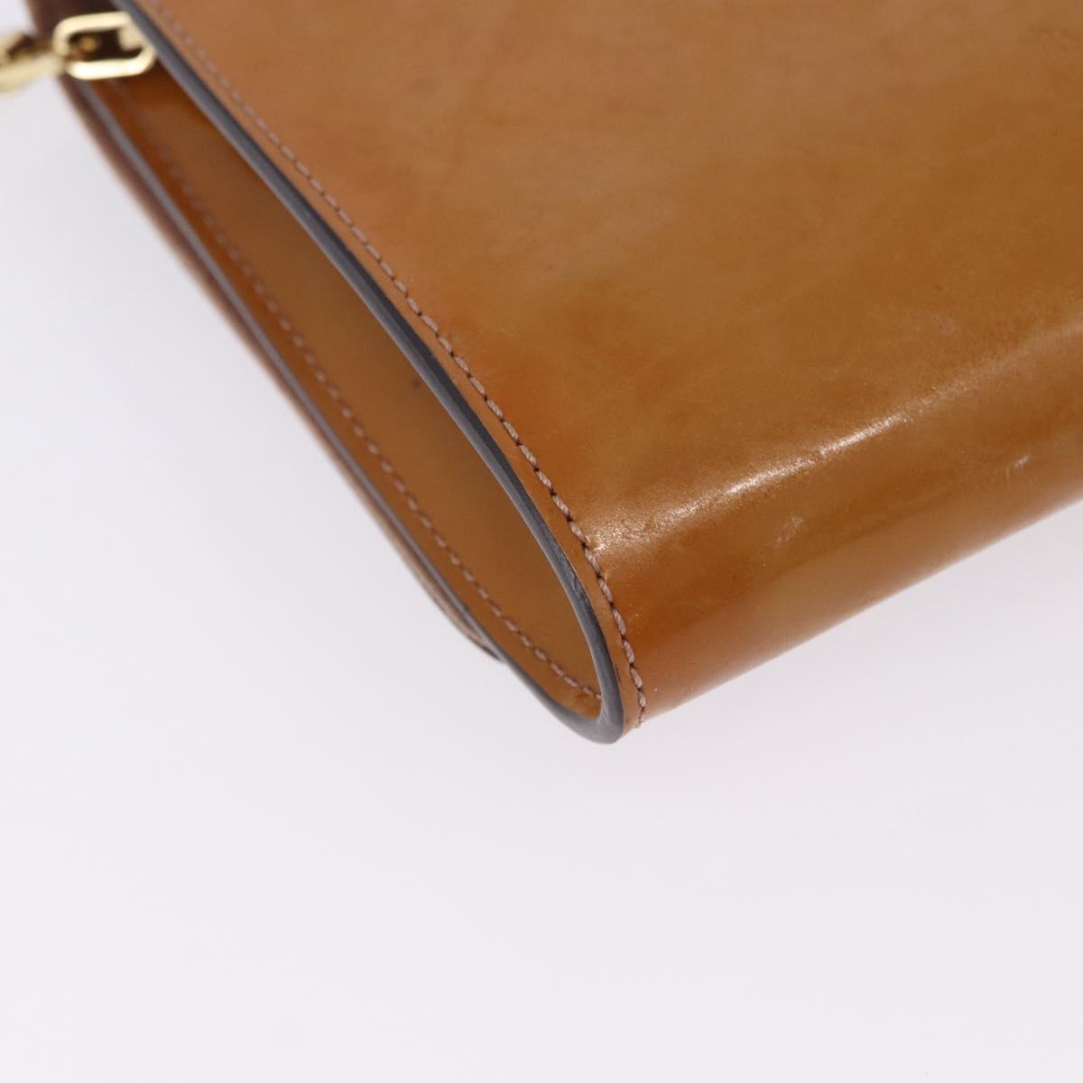 LOUIS VUITTON Vernis Pochette Louise GM Clutch Bag Dunne LV Auth 200232