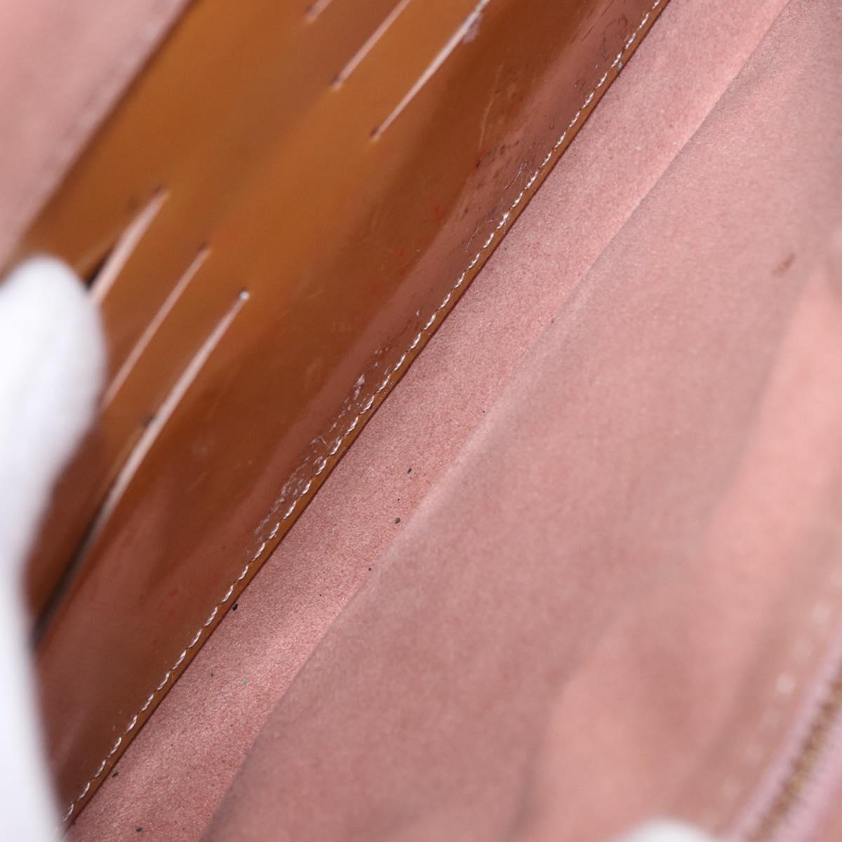 LOUIS VUITTON Vernis Pochette Louise GM Clutch Bag Dunne LV Auth 200232