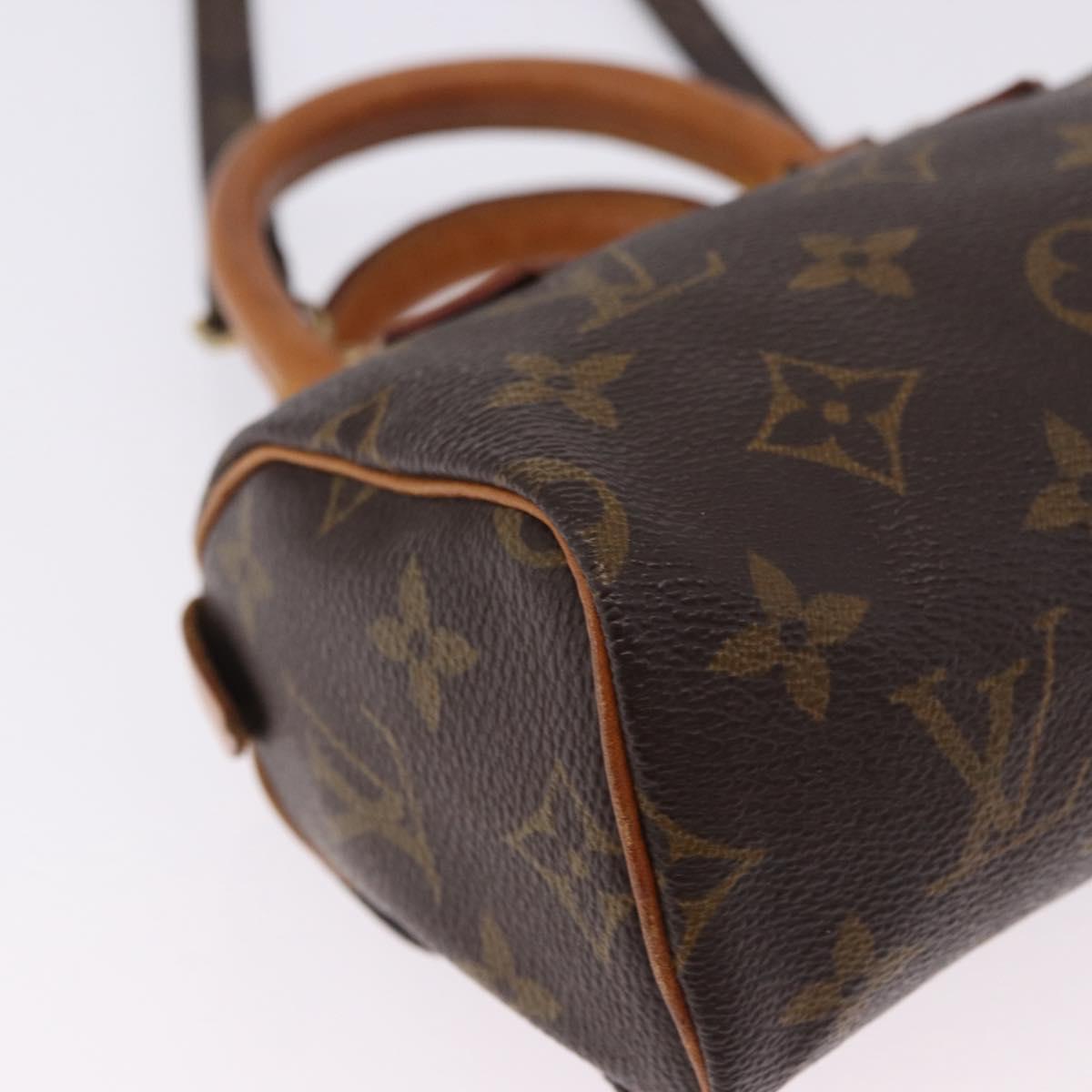 LOUIS VUITTON Monogram Mini Speedy Hand Bag M41534 LV Auth 200237V