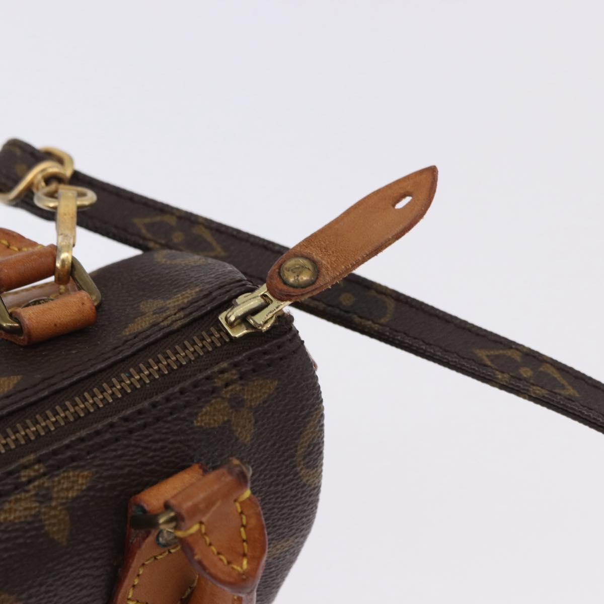 LOUIS VUITTON Monogram Mini Speedy Hand Bag M41534 LV Auth 200237V