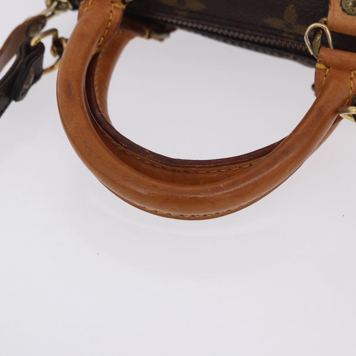LOUIS VUITTON Monogram Mini Speedy Hand Bag M41534 LV Auth 200237V