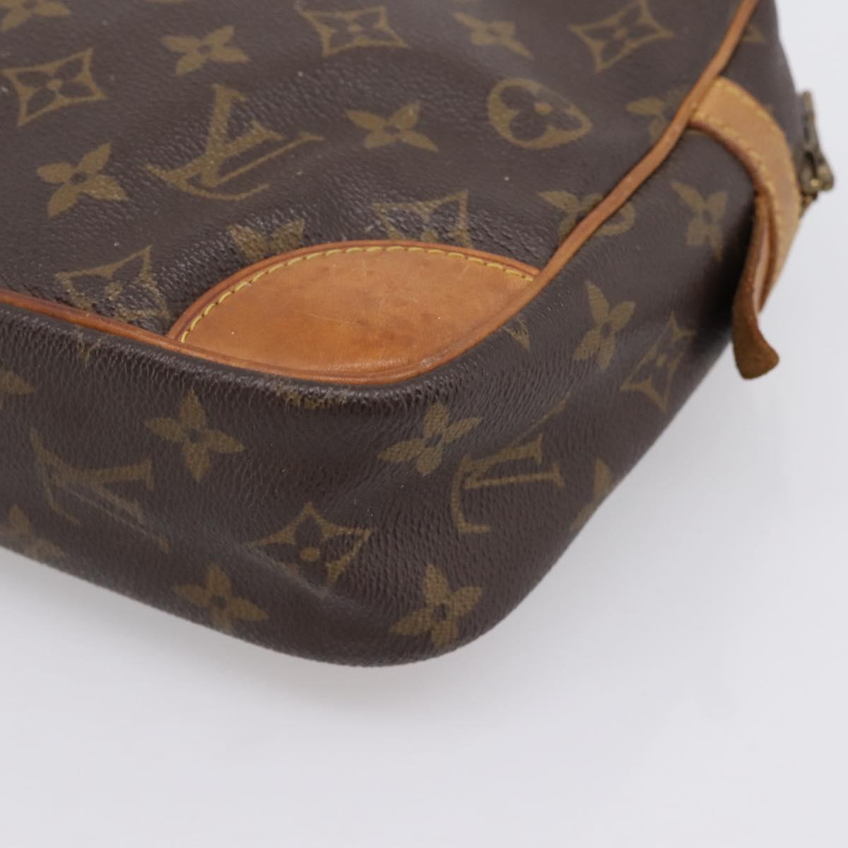LOUIS VUITTON Monogram Compiegne 28 Clutch Bag M51845 LV Auth 200251