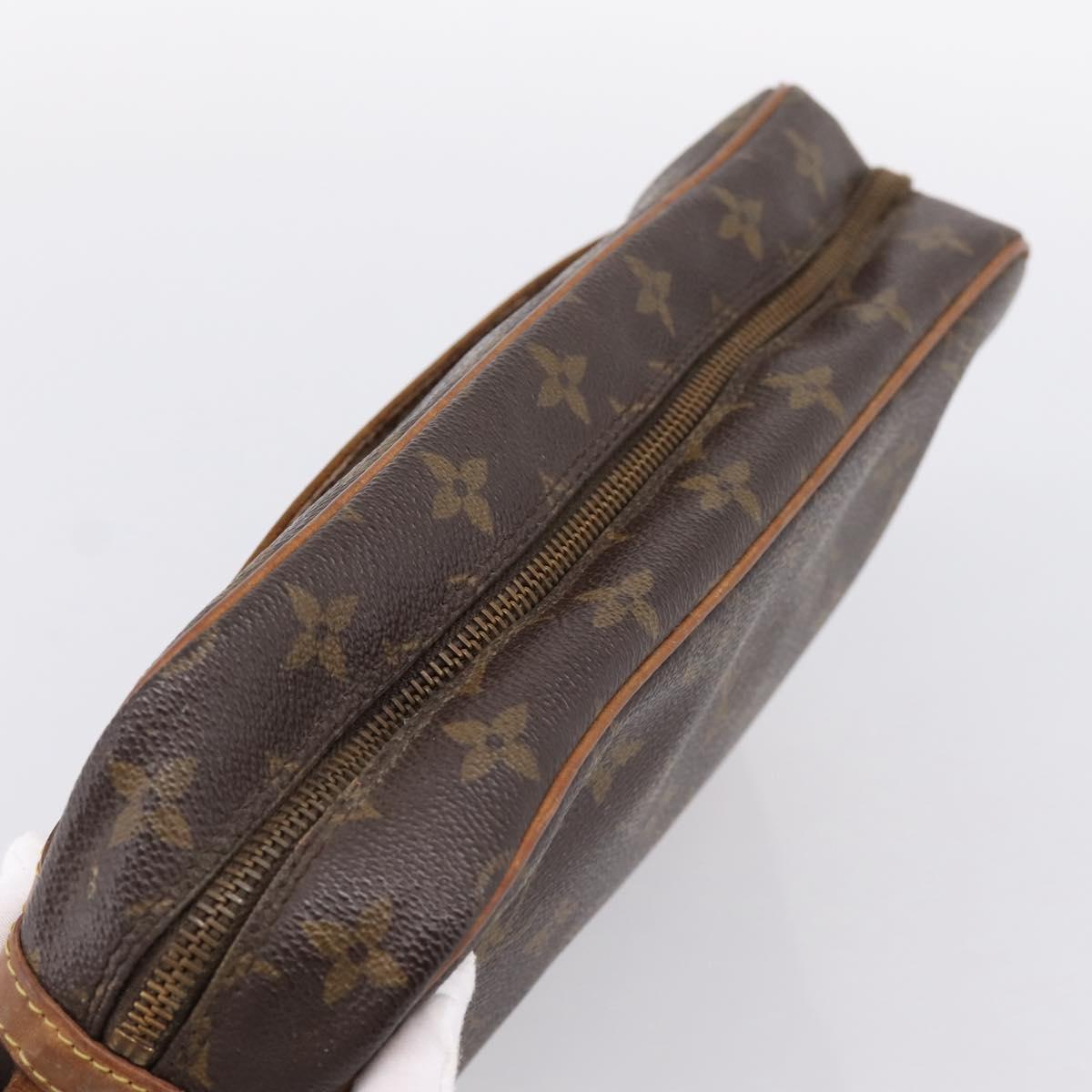 LOUIS VUITTON Monogram Compiegne 28 Clutch Bag M51845 LV Auth 200251