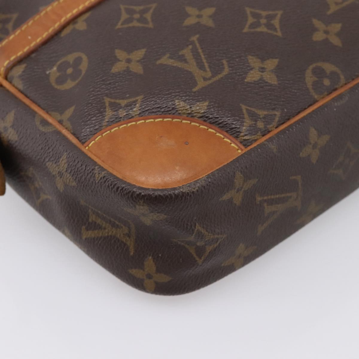 LOUIS VUITTON Monogram Compiegne 28 Clutch Bag M51845 LV Auth 200251